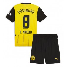 Borussia Dortmund Felix Nmecha #8 Hjemmedraktsett Barn 2024-25 Kortermet (+ korte bukser)